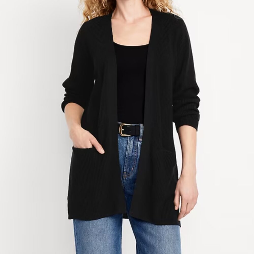 Old Navy Classic Black Cardigan - Medium